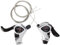 Shimano Tx50 6SPD Paire de manettes 7 vitesses Noir