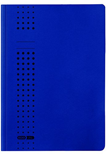 Elba Sammelmappe A4, Recycling-Karton, 3 Innenklappen, dunkelblau, 25er Pack