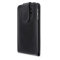 Artwizz SeeJacket Leather Flip Handyhülle designed für [Galaxy S6 edge] - Schutzhülle zum Aufklappen aus Leder mit Magnetverschluss - Schwarz