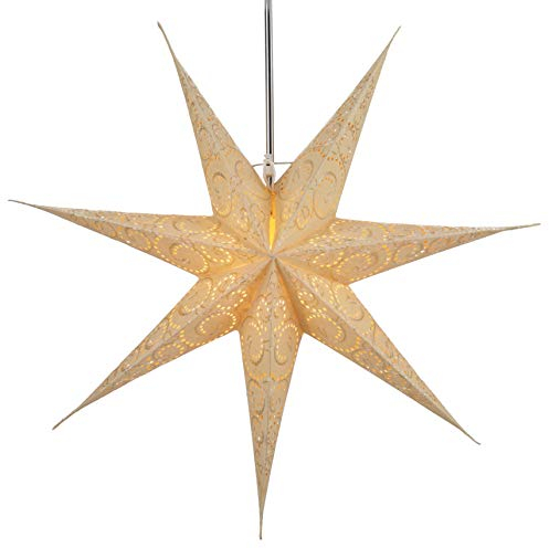 GURU SHOP Faltbarer Advents Leucht Papierstern, Weihnachtsstern 60 cm - Attila 7