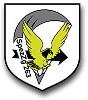 Aufkleber/Sticker SpezZ 263 Spezialzug Fallschirmjäger Spezialkräfte 7x6cm A1485