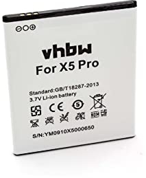 vhbw Batterie Compatible avec Doogee X5 Pro, X-5 Pro, X5, X-5 téléphone Portable (2400mAh, 3,7V, Li-ION)