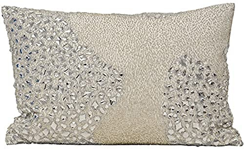 Riva Paoletti Riva Nador Natural Cushion Cover, 35 x 50 cm, Cotton, Cream