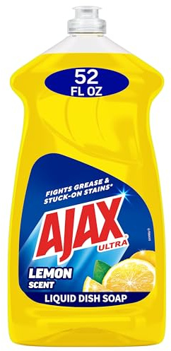 Ajax Ultra Super Degreaser Dish Soap, Lemon Scent, 52 fl. oz. (149861)