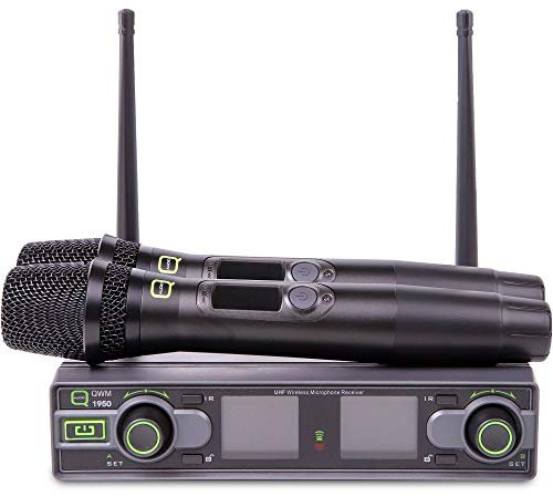 Q AUDIO QWM 1950 HH Handheld Twin Radio System