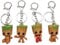 INHEMI Baby Groot Schlüsselanhänger, 4 Stück Guardians of The Galaxy Klauee Groot Keychain,Figur Marvel Schlüsselbund Keyring, Action-Figur aus dem Filmklassiker