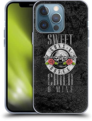 Head Case Designs Licenza Ufficiale Guns N' Roses Sweet Child O' Mine Vintage Custodia in Gel [Protezione di Grado Militare] Compatibile con Apple iPhone 13 PRO E Compatibile con MagSafe