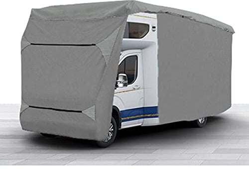 BLANCC Wohnmobil-Schutzhülle | Schutzhülle für Wohnmobile oder Wohnwagen in Verschiedenen Größen | Hülle für Wohnmobil Wind- und Wetterfest - Grau