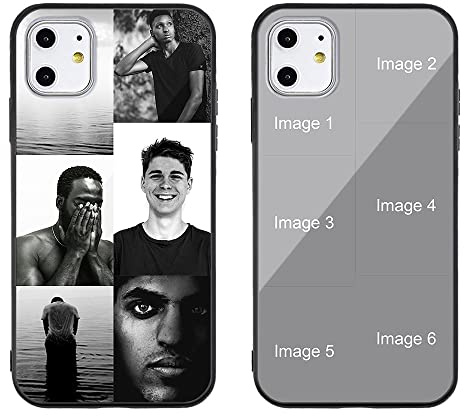 MXCUSTOM Personalised Phone Case for Apple iPhone 11 | Customised Anti-Scratch Tempered Glass Shockproof Soft TPU Cases with Photo Picture Collage Image Design Your (TMP042)