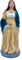Statue von Santa Maria Magdalena aus Gips, 30 cm, italienisches Handwerk
