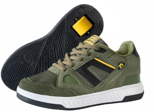 Breezy Rollers 2192361 Schuhe mit Rollen, 2-in-1 Kinderschuhe Mit Rollen, Rollschuhe Skateboardschuhe, Skateboard Schuhe, Sneakers mit Rollen (Numeric_35)