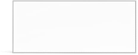 ULCANO Pannello Radiante Infrarossi a CRISTALLI di CARBONIO, 720W 120x60 cm, Comfort Termico (non secca l’aria) Basso Consumo, Max Efficienza e Conversione Termica, ALLUMINIO, Mod. ALU ECO PRO