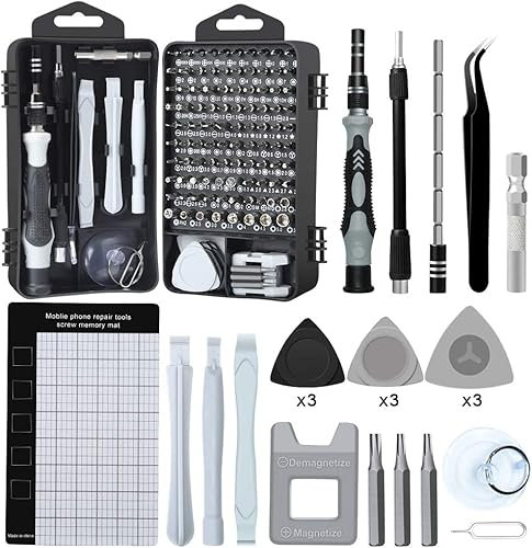 Precision Screwdriver Set, 122 in 1 Electronic Tool kit with Case for Eyeglasses Watch iPhone Nintendo Switch Camera Computer Repair Kit