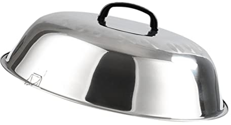 Couvercle De Casserole En Acier Inoxydable De Steak Fondant à Griller Moulure Boite Bois Couvercle Universel Cache-pot Couvercle Du Cuiseur Vapeur Travail Épaissir