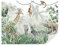 Tapeko - Carta da parati per bambini, fotomurali 400x280 cm, Giungla, tropici, leopardo, giraffa, elefante, zebra, scimmie, bambini fotografica murale per camera da letto, u74709