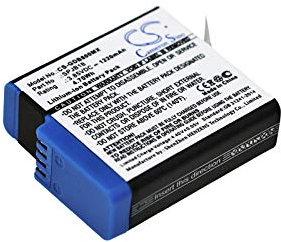 TECHTEK batterie compatibile con [GoPro] HD8.01, Hero 5 Black, Hero 6 Black, Hero 7 Black, Hero 7 White, Hero 8, Hero 8 Black sostituisce 601-10197-00, per 601-27537-000, per AHDBT-801, per SPJB1 FBA