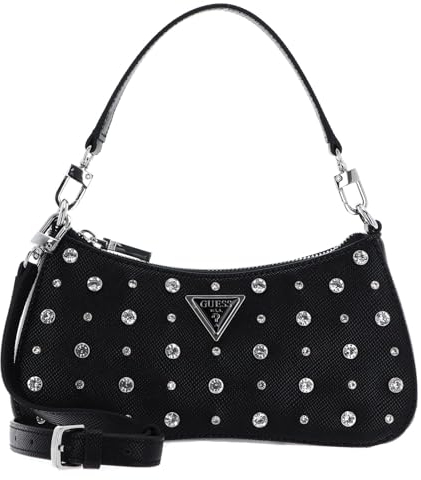 Guess Abendtasche Liona Mini Top Zip Shoulder Bag Black One Size