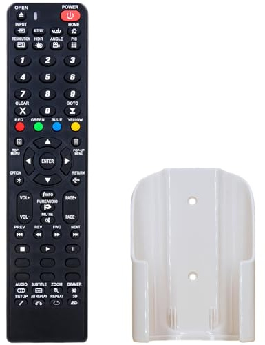 Ersatz-Fernbedienung für Oppo BDP-93 BDP-93AU BDP-93EU BDP-95 BDP-95AU BDP-95EU 3D Blu-ray BD DVD Disc Player (mit Wandhalterung)