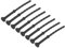 sourcing map Case Fans Computer Cooling Fan Mount Screws Low Noise Anti-Vibration Screws Soft Rubber 66mm/2.59 Inch Black Pack of 8