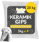 Creative Deco 20 kg Gießpulver weiß | 4 x 5 kg | Keramik Gießmasse | Gips zum Gießen | Reliefgießpulver Modelliergips | Zum Modellieren | Geruchlos