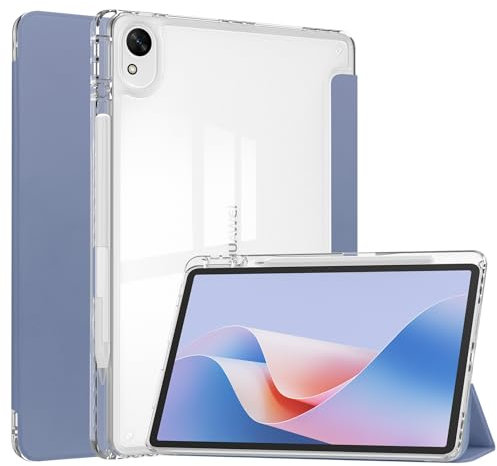 Funda para tablet Huawei MatePad 11.5S 2024, funda de piel TPU suave de tres pliegues para Huawei MatePad 11.5 2024, protector suave y ligero con soporte a prueba de golpes con apagado y encendido