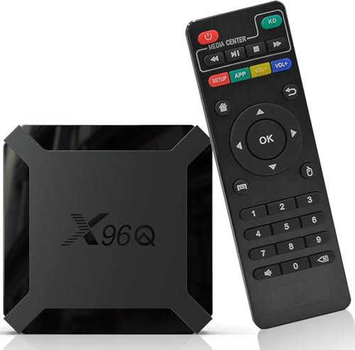 Box Android TV 4K X96Q Android TV Box 2GO RAM 16GO ROM Box Android 10,0 WiFi 2,4G H313 CPU Quad Core X96Q Mini Reproductor Multimedia x96q Android TV Box