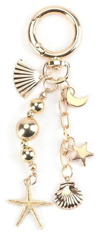 Schlüsselanhänger Mit Ozean Design, Tolles Ermutigungsgeschenk Für Frauen, Freundinnen Und Mütter Zu Geburtstagen Und Hochzeitensüßes Anhänger Design Mit Seestern Und Muschel