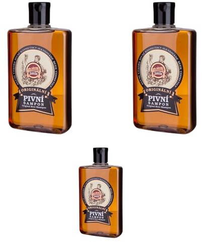 Saela Original Bier Shampoo – Natürliche Kraft für Haar & Kopfhaut – 3 x 300 ml