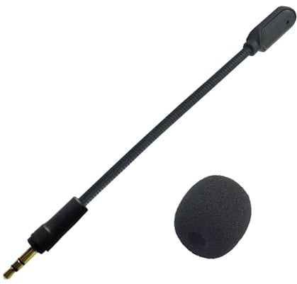 Biegbare Spiel-Mikrofone, 3,5-mm-Stecker, Geräuschunterdrückung, Mikrofone für Go-Gaming-Headsets für ROG Strix Go, Ersatz-Mikrofone