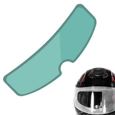 Aufkleber für Motorrad-Visier, transparente Antibeschlag-Schutzfolie, langlebige Schutzschicht für Helm-Visier, weiche Einfügeblatt, beschlagfrei, Zubehör D