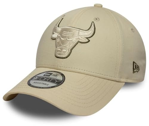 New Era NBA 9FORTY Team Outline Cap Chicago Bulls Light beige