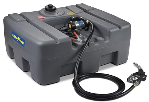 Goodyear - Depósito Gasoil 300L PickUp con Bomba 12V Portátil Diésel