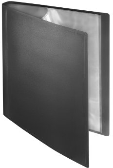 Weich Schwarz Sichtbuch A4 mit 30 Hüllen Sicher eingeschweißt transparent