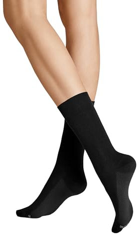Hudson Damen Socken Dry Cotton klimaregulierend Black 0005 35-38