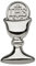 Precious Pieces Boy's Chalice Tie Pin Silver Tone