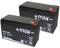Akku kompatibel Tante Paula Eco Sprinter 24V 2x 12V 9,5Ah 12V 9,5Ah AGM Blei