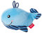 SIGIKID 41172 Rassel Wal Red Stars Mädchen und Jungen Babyspielzeug empfohlen ab Geburt blau