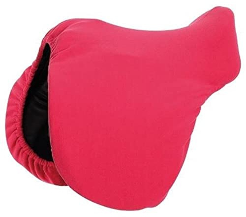 Shires Fleece Saddle Cover in Pink One Size