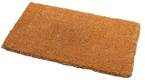Addis Malton Door Mat Highly Absorbent Plain 100% Natural Coir Pile-Large 75 x 45 cm, 45 x 75 x 2.5 cm, 517494