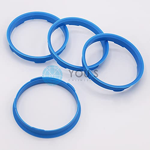 4 x ZENTRIERRINGE DISTANZRING für ALUFELGEN FZ81 67,0-64,1 mm CMS, DBV, Proline Wheels, Schmidt Revolution