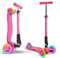 Apollo Fun-Scooter Kids Whiz LED Roller für Kinder ab 3 Jahren, Kinderroller, Kickboard, Tretroller