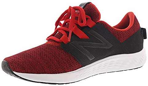 New Balance Herren Fresh Foam Vero Racer V1 Laufschuh, Velocity Rot/Schwarz, 45 EU