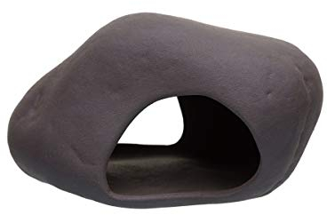Plecoceramics Buntbarsch-Stein-Dekoration – Kleiner Aquarium-Fels – Fischtank-Versteck Dekor – für Buntbarsche