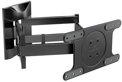 Meliconi OLED SDRP - Soporte de Doble Brazo y Doble rotación, para televisores OLED de hasta VESA 400x200, Ajustable Horizontal y verticalmente