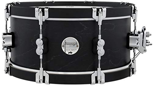 PDP Concept Classic Snare Drum, 6.5x14, Ebony/Ebony Hoops