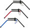 Aluminiumlegierung Bogenständer Bogen Seitenständer Bogen Halter für Compound Bögen (Blau)