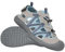 GRITION Trekking Sandalen Damen Wandersandalen,Wasserfest Komfort sommer sandalen für damen,Atmungsaktive Geschlossene Zehe Outdoor sportsandalen 37EU/Blau