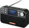 Z3 Dab+ Radio Digital, Radio Recargable portátil actualizable, Compatible con Reloj/Alarma/Temporizador de Apagado, Bluetooth y Pantalla de Nombre de estación FM RDS, 2,4 Pulgadas