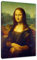 Pixxprint Leonardo da Vinci - Mona Lisa, Größe: 120x80cm, Leinwandbild, fertig gespannt, Wandbild, Dekoration, Kunstdruck, kein Poster