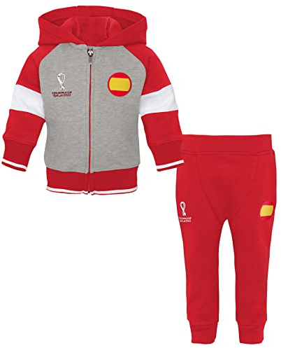 FIFA Unisex Baby Offizieller World Cup 2022 Kinderanzug – Spanien Offizieller World Cup 2022 Kinderanzug (1er Pack)